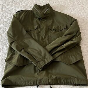 Sandro Khaki Men's Military Jacket